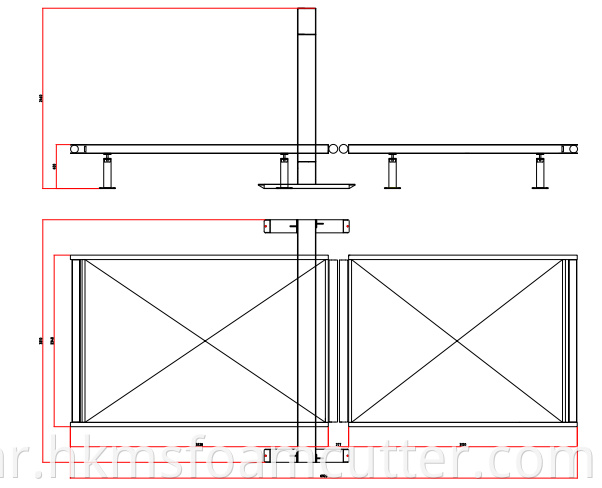 Double Oscillating Blades drawing